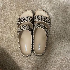 CHEETAH RUBER SANDALS